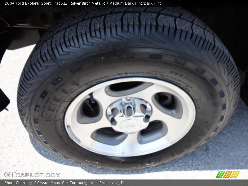 Silver Birch Metallic / Medium Dark Flint/Dark Flint 2004 Ford Explorer Sport Trac XLS
