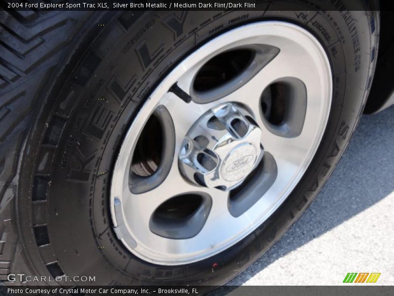 Silver Birch Metallic / Medium Dark Flint/Dark Flint 2004 Ford Explorer Sport Trac XLS