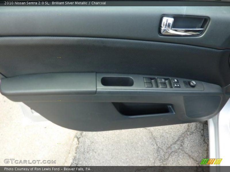 Brilliant Silver Metallic / Charcoal 2010 Nissan Sentra 2.0 SL