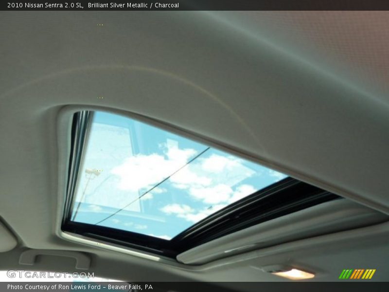 Brilliant Silver Metallic / Charcoal 2010 Nissan Sentra 2.0 SL