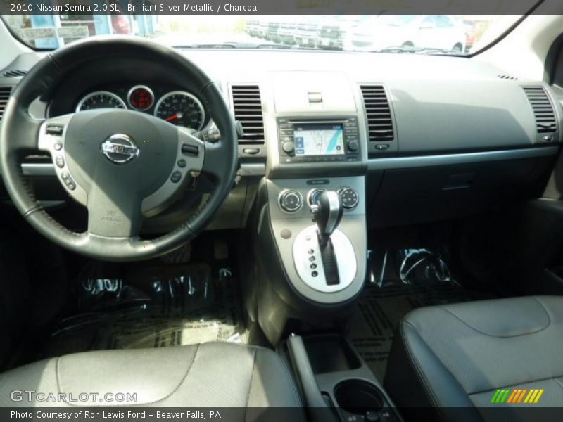 Brilliant Silver Metallic / Charcoal 2010 Nissan Sentra 2.0 SL