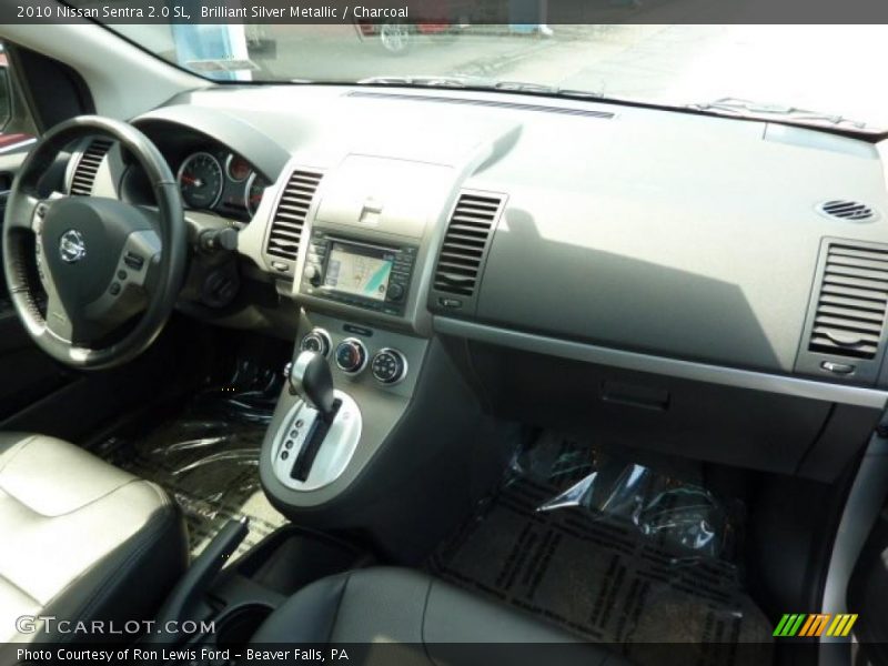 Brilliant Silver Metallic / Charcoal 2010 Nissan Sentra 2.0 SL
