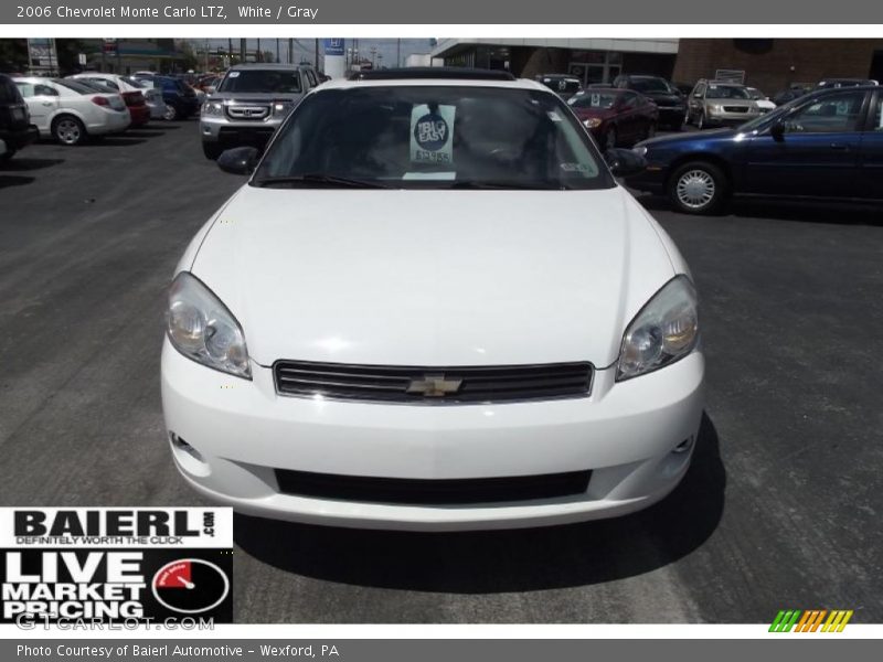 White / Gray 2006 Chevrolet Monte Carlo LTZ