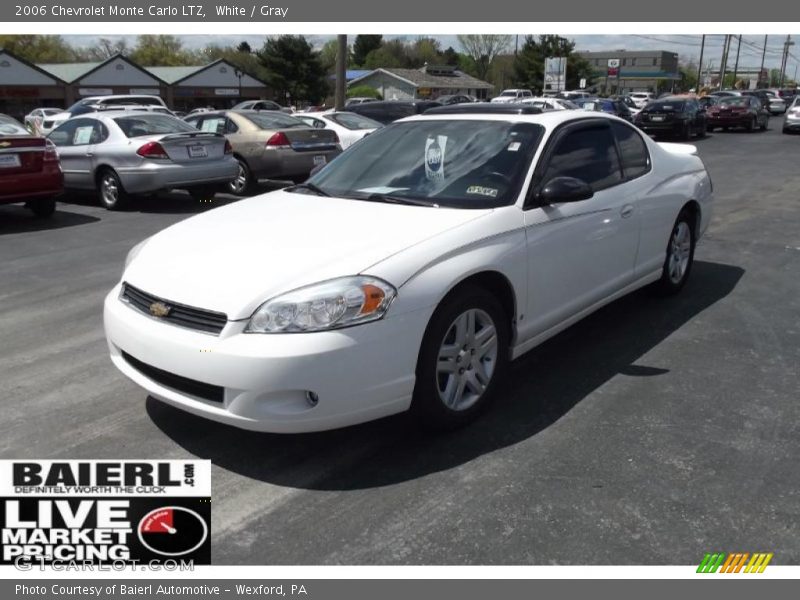 White / Gray 2006 Chevrolet Monte Carlo LTZ