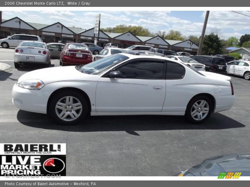 White / Gray 2006 Chevrolet Monte Carlo LTZ