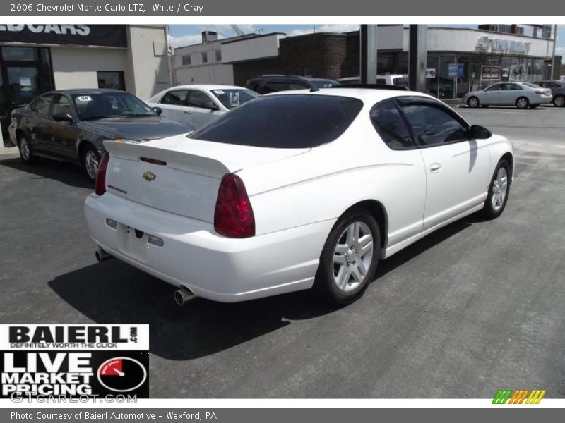 White / Gray 2006 Chevrolet Monte Carlo LTZ