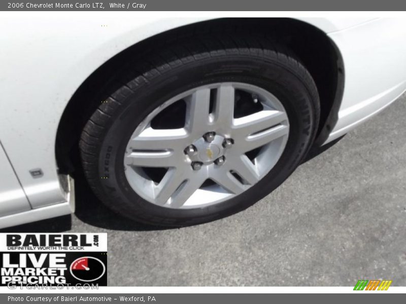 White / Gray 2006 Chevrolet Monte Carlo LTZ