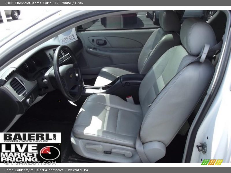 White / Gray 2006 Chevrolet Monte Carlo LTZ