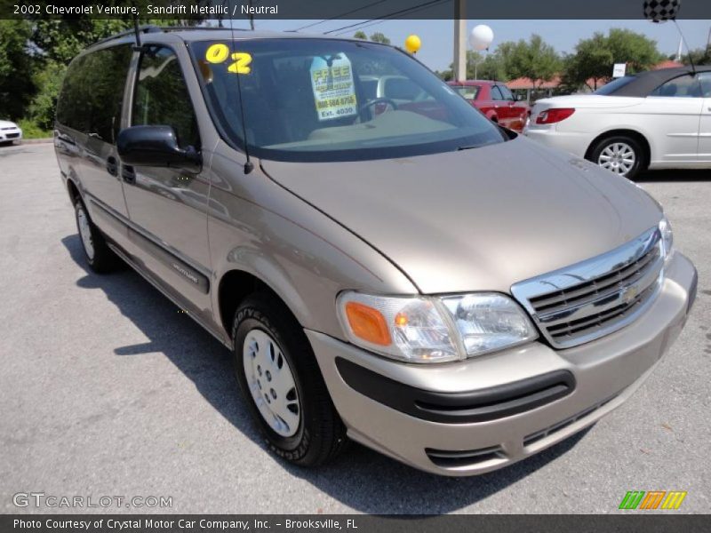 Sandrift Metallic / Neutral 2002 Chevrolet Venture