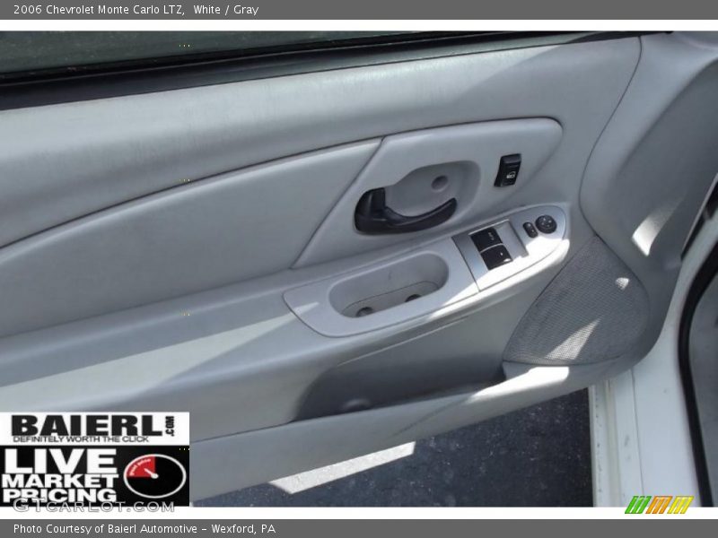 White / Gray 2006 Chevrolet Monte Carlo LTZ