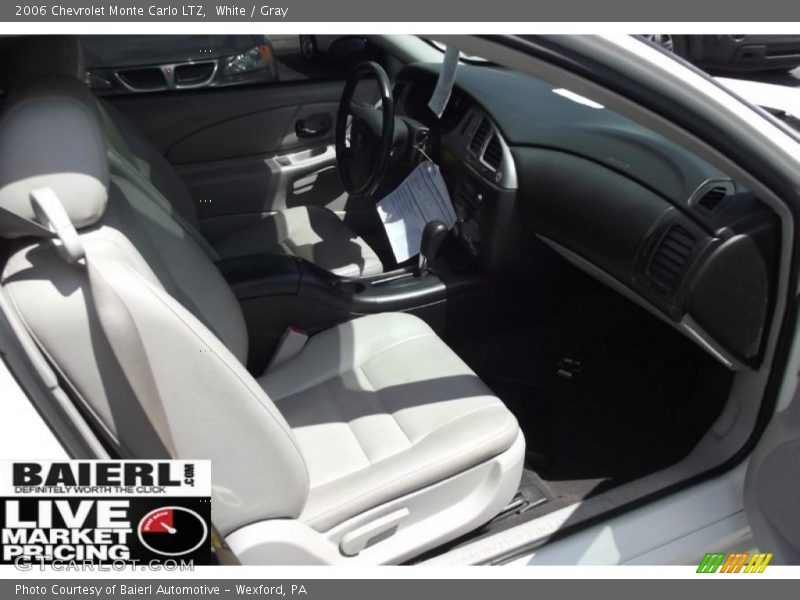 White / Gray 2006 Chevrolet Monte Carlo LTZ