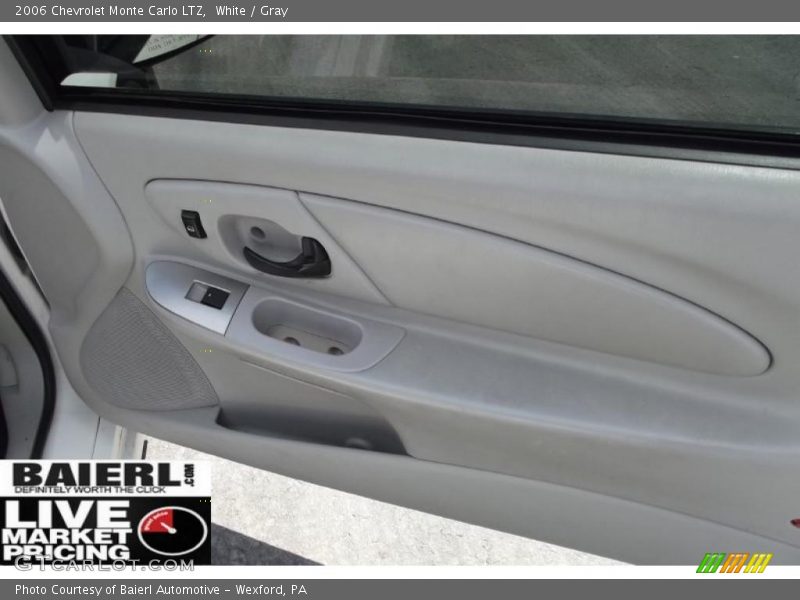 White / Gray 2006 Chevrolet Monte Carlo LTZ