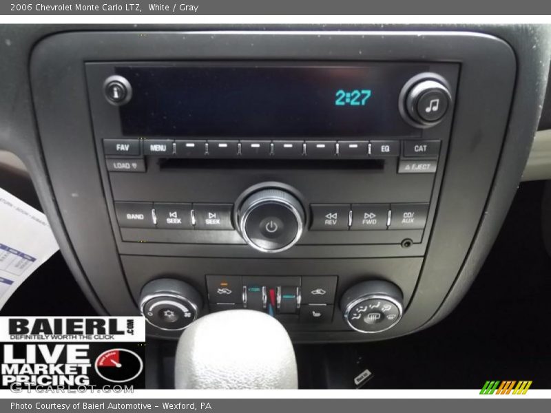 White / Gray 2006 Chevrolet Monte Carlo LTZ
