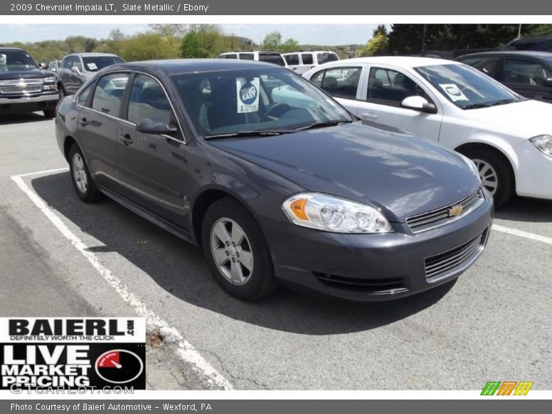 Slate Metallic / Ebony 2009 Chevrolet Impala LT