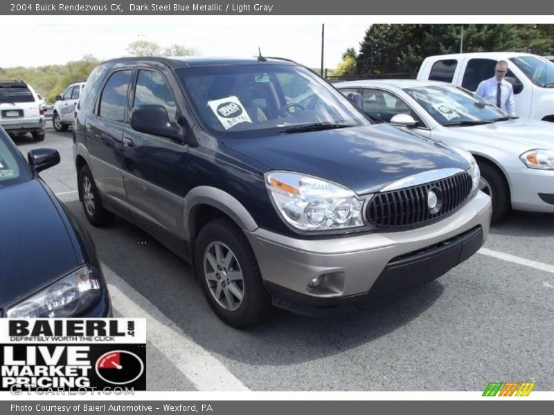 Dark Steel Blue Metallic / Light Gray 2004 Buick Rendezvous CX