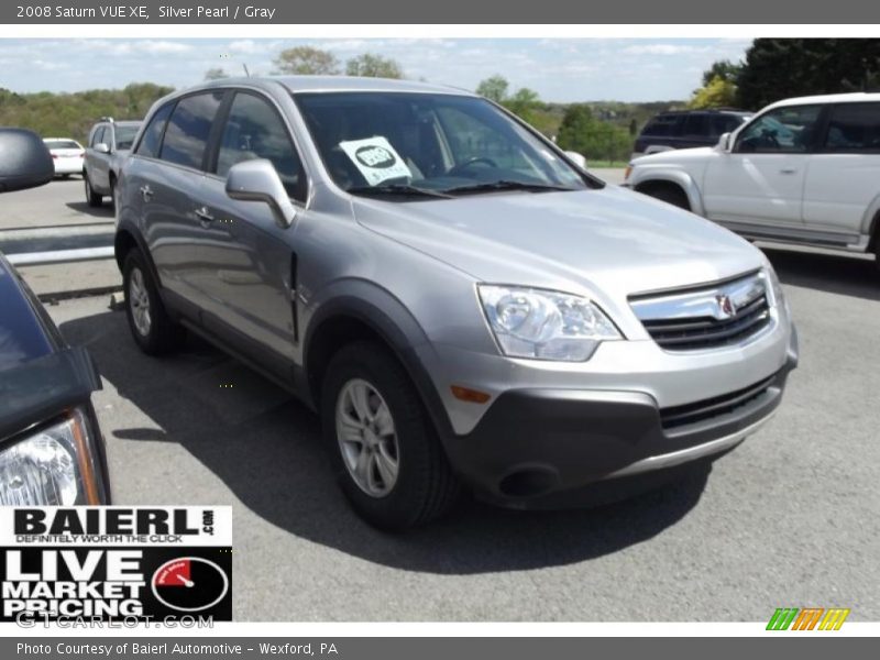 Silver Pearl / Gray 2008 Saturn VUE XE