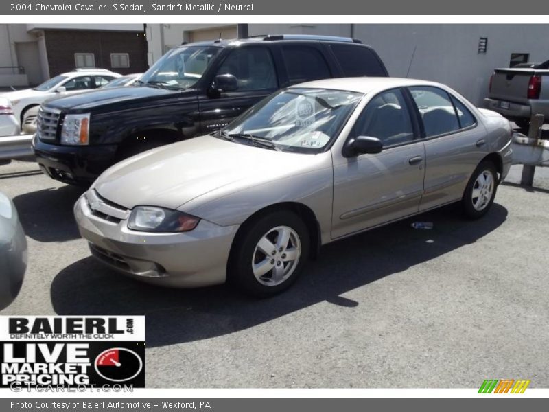 Sandrift Metallic / Neutral 2004 Chevrolet Cavalier LS Sedan