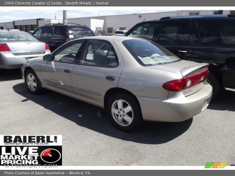 Sandrift Metallic / Neutral 2004 Chevrolet Cavalier LS Sedan