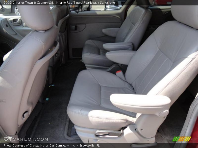 Inferno Red Tinted Pearlcoat / Sandstone 2002 Chrysler Town & Country LXi