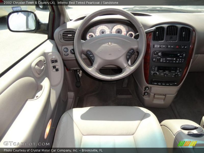 Dashboard of 2002 Town & Country LXi