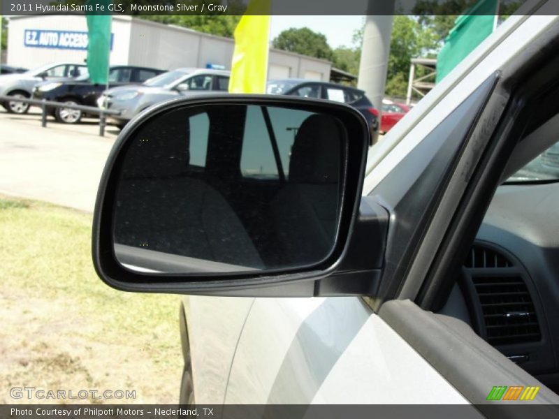 Moonstone Silver / Gray 2011 Hyundai Santa Fe GLS