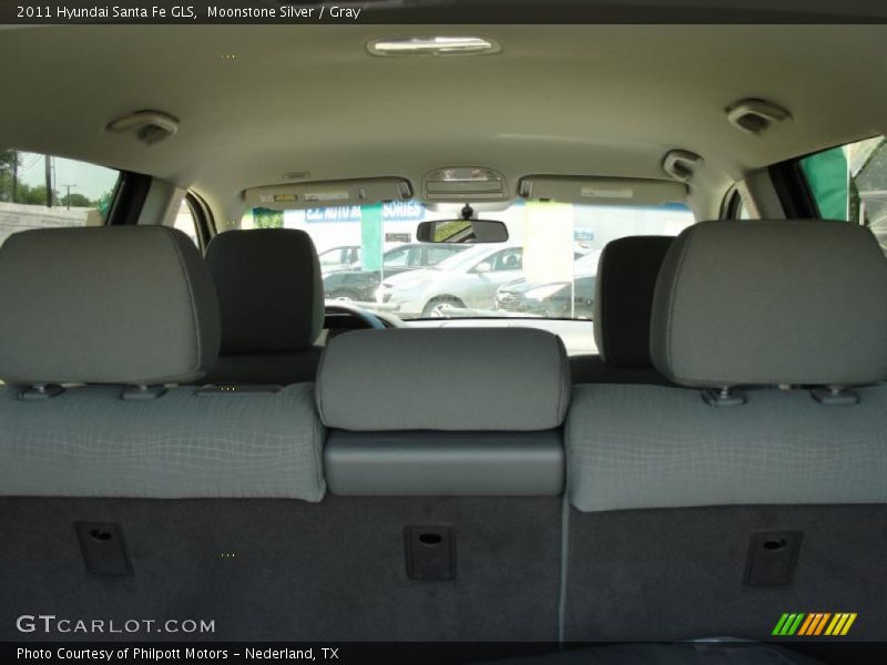 Moonstone Silver / Gray 2011 Hyundai Santa Fe GLS