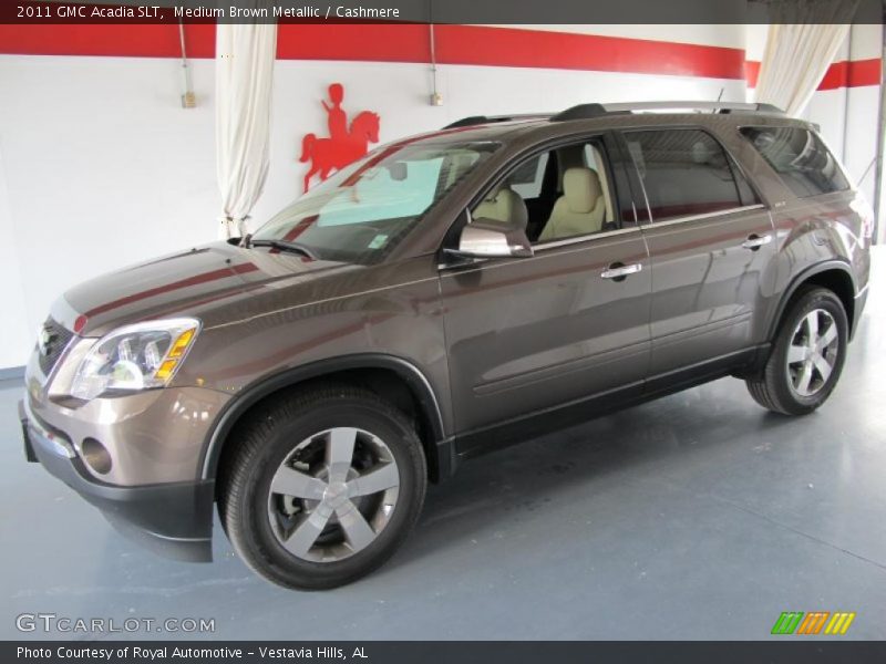 Medium Brown Metallic / Cashmere 2011 GMC Acadia SLT