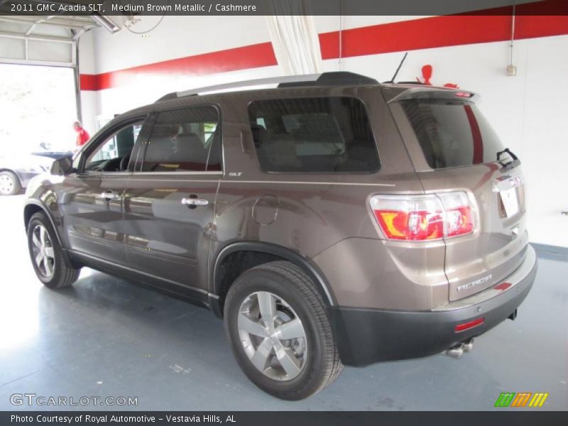 Medium Brown Metallic / Cashmere 2011 GMC Acadia SLT