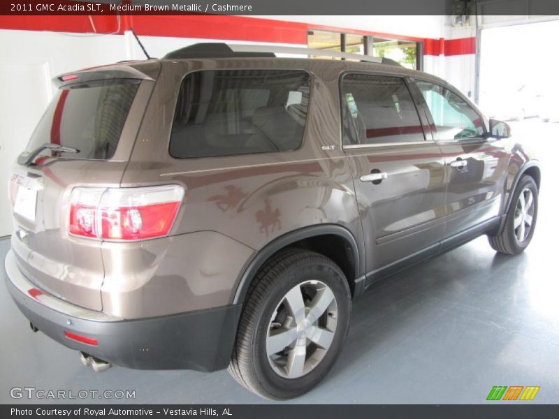 Medium Brown Metallic / Cashmere 2011 GMC Acadia SLT