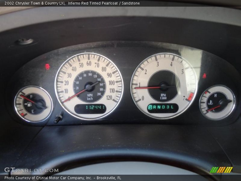  2002 Town & Country LXi LXi Gauges
