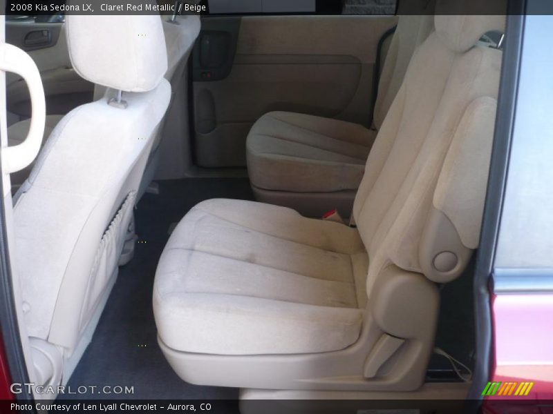 Claret Red Metallic / Beige 2008 Kia Sedona LX