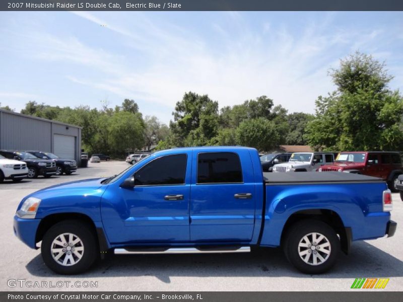 Electric Blue / Slate 2007 Mitsubishi Raider LS Double Cab