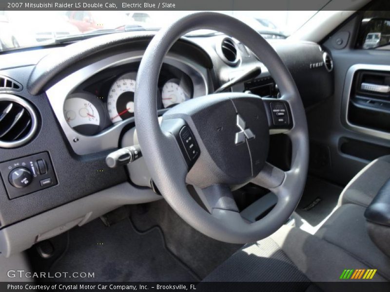 Electric Blue / Slate 2007 Mitsubishi Raider LS Double Cab