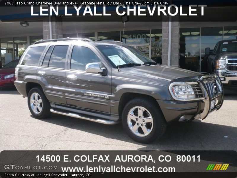 Graphite Metallic / Dark Slate Gray/Light Slate Gray 2003 Jeep Grand Cherokee Overland 4x4