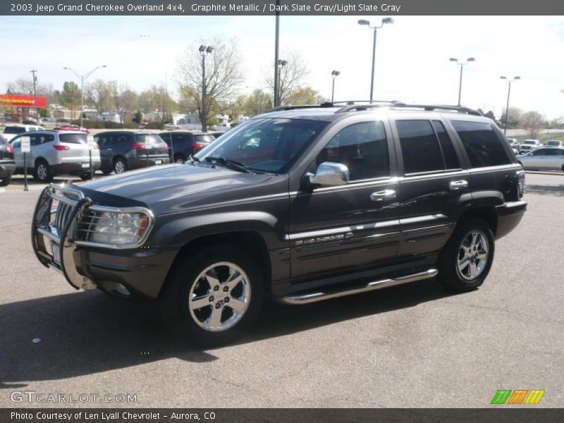 Graphite Metallic / Dark Slate Gray/Light Slate Gray 2003 Jeep Grand Cherokee Overland 4x4