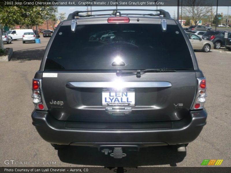 Graphite Metallic / Dark Slate Gray/Light Slate Gray 2003 Jeep Grand Cherokee Overland 4x4