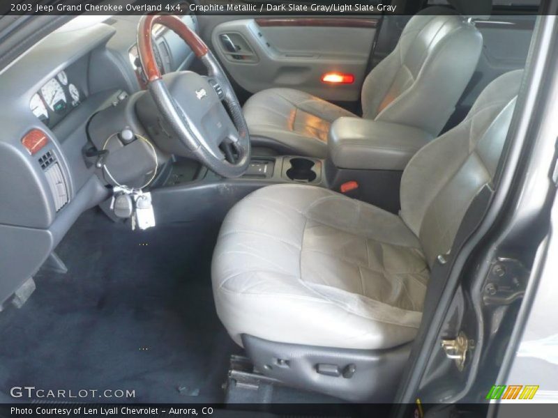 Graphite Metallic / Dark Slate Gray/Light Slate Gray 2003 Jeep Grand Cherokee Overland 4x4