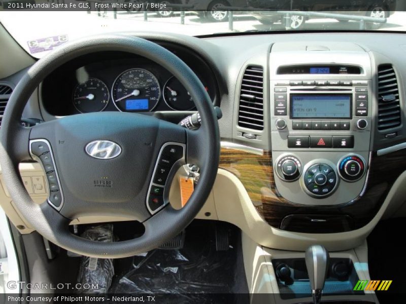 Dashboard of 2011 Santa Fe GLS