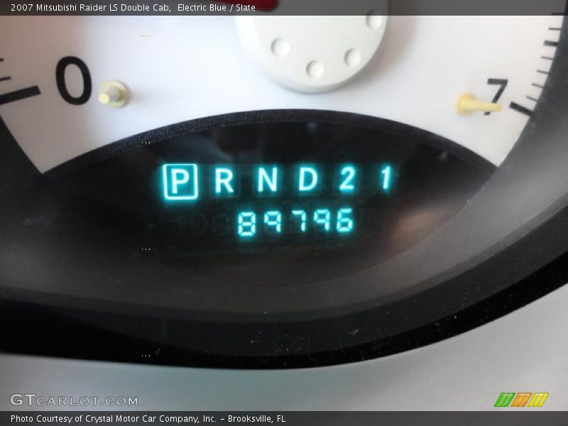 Electric Blue / Slate 2007 Mitsubishi Raider LS Double Cab