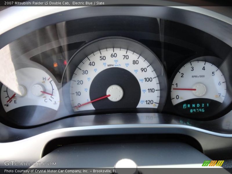Electric Blue / Slate 2007 Mitsubishi Raider LS Double Cab