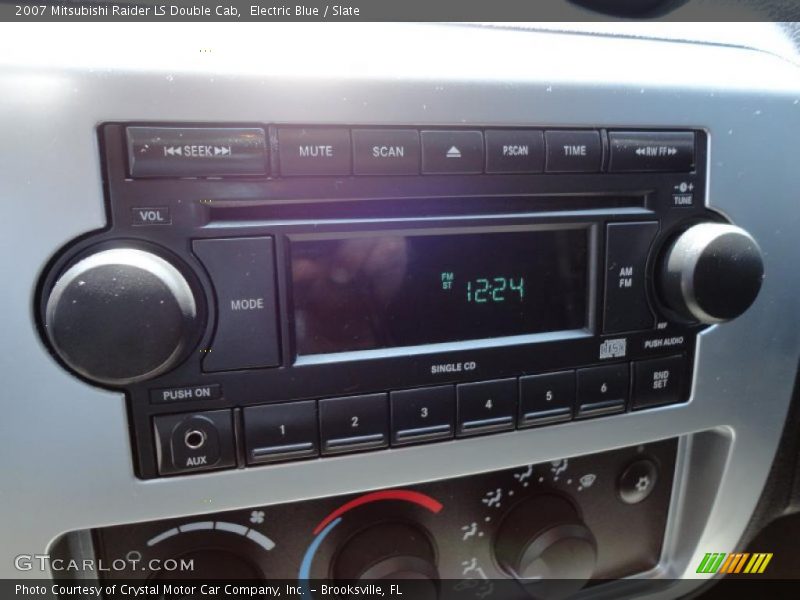 Electric Blue / Slate 2007 Mitsubishi Raider LS Double Cab
