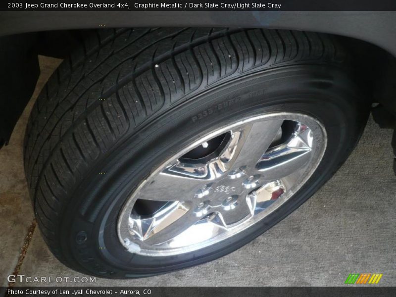 Graphite Metallic / Dark Slate Gray/Light Slate Gray 2003 Jeep Grand Cherokee Overland 4x4