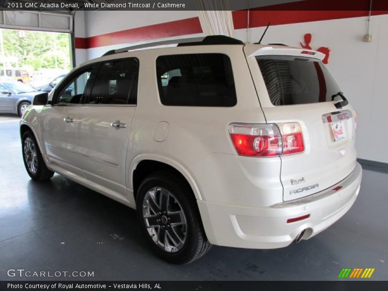 White Diamond Tintcoat / Cashmere 2011 GMC Acadia Denali