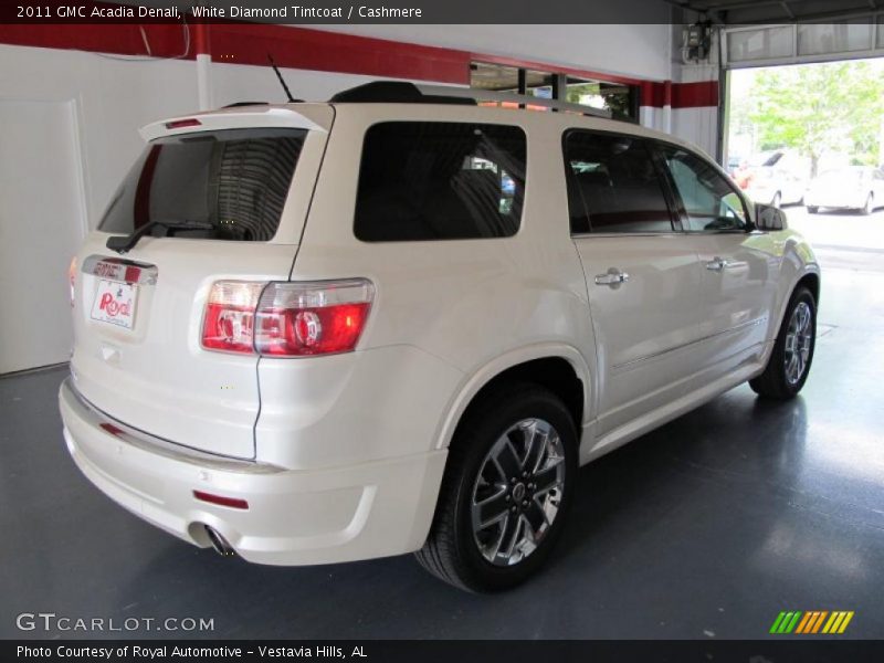 White Diamond Tintcoat / Cashmere 2011 GMC Acadia Denali