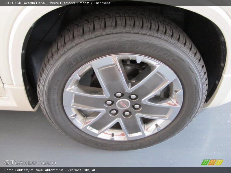 White Diamond Tintcoat / Cashmere 2011 GMC Acadia Denali
