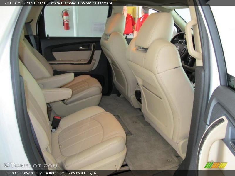 White Diamond Tintcoat / Cashmere 2011 GMC Acadia Denali