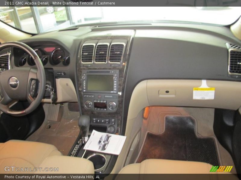 White Diamond Tintcoat / Cashmere 2011 GMC Acadia Denali