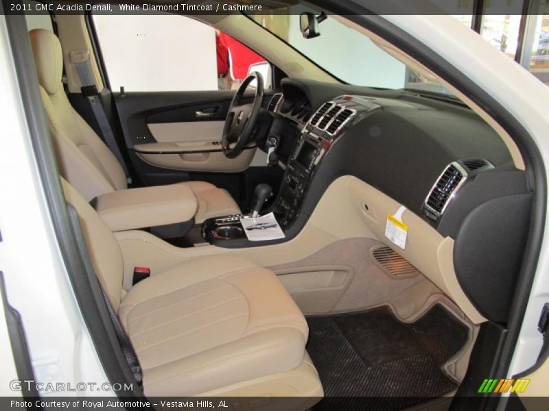 White Diamond Tintcoat / Cashmere 2011 GMC Acadia Denali