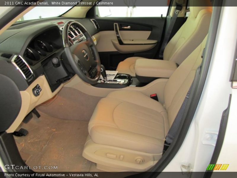 White Diamond Tintcoat / Cashmere 2011 GMC Acadia Denali