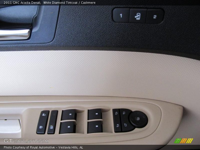 White Diamond Tintcoat / Cashmere 2011 GMC Acadia Denali